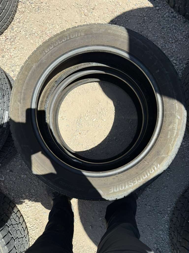 245/50R20 Pair (2 Used Tires) Bridgestone WeatherPeak