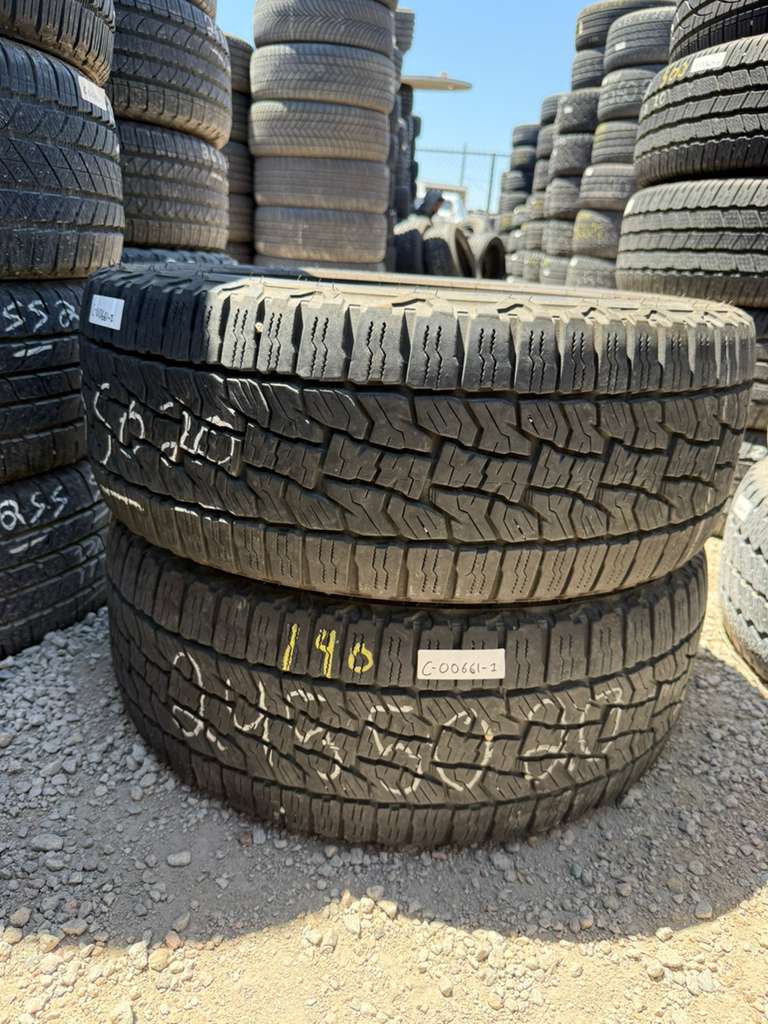 245/50R20 Pair (2 Used Tires) Falken Wildpeak A/T Trail