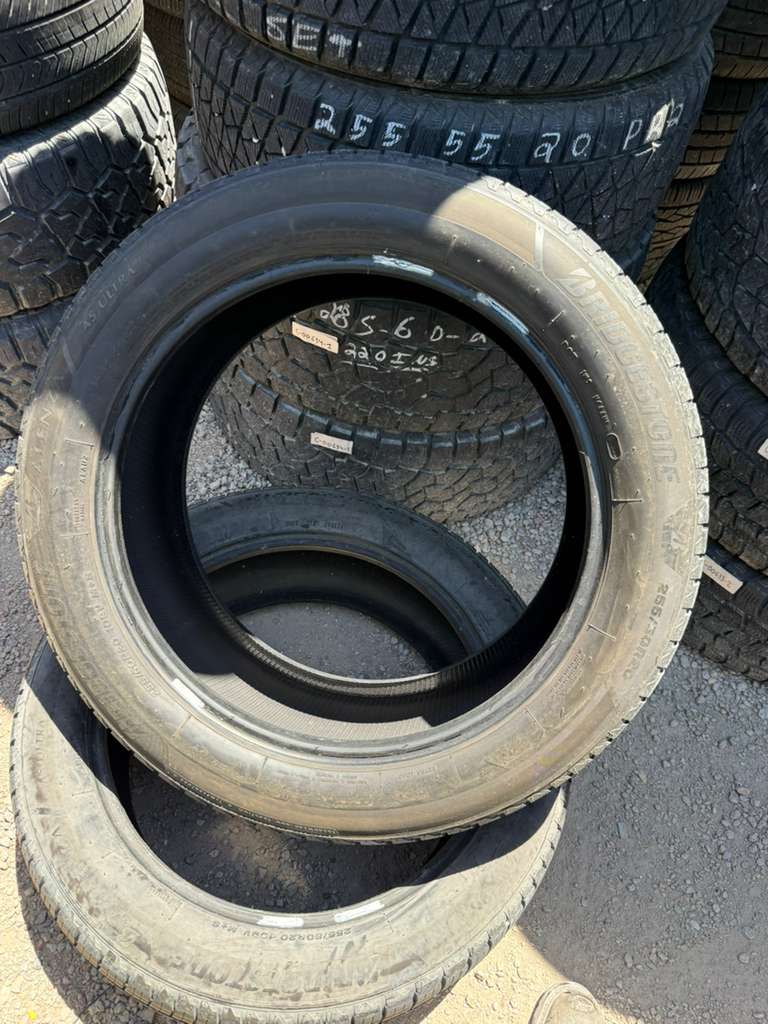 255/50R20 Pair (2 Used Tires) Bridgestone AS Ultra