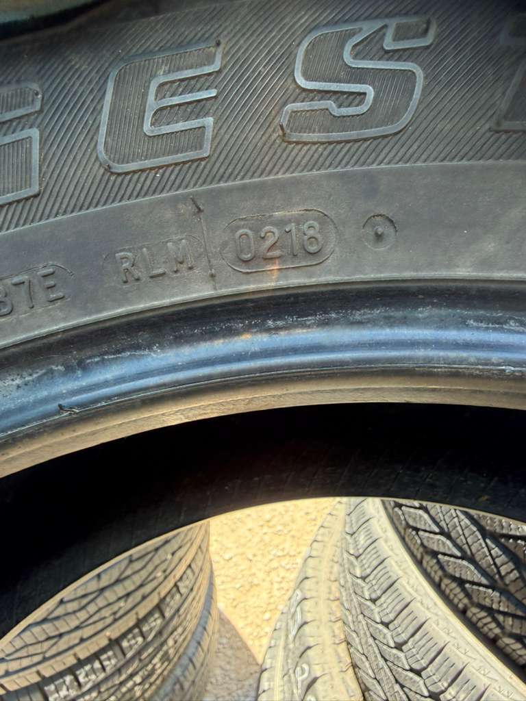255/55R20 Set (4 Used Tires) Bridgestone Dueler H/L Alenza
