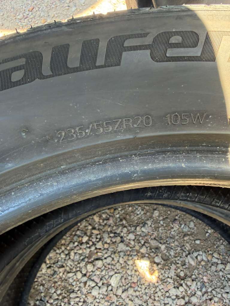 235/55R20 Pair (2 Used Tires) Laufenn S Fit AS