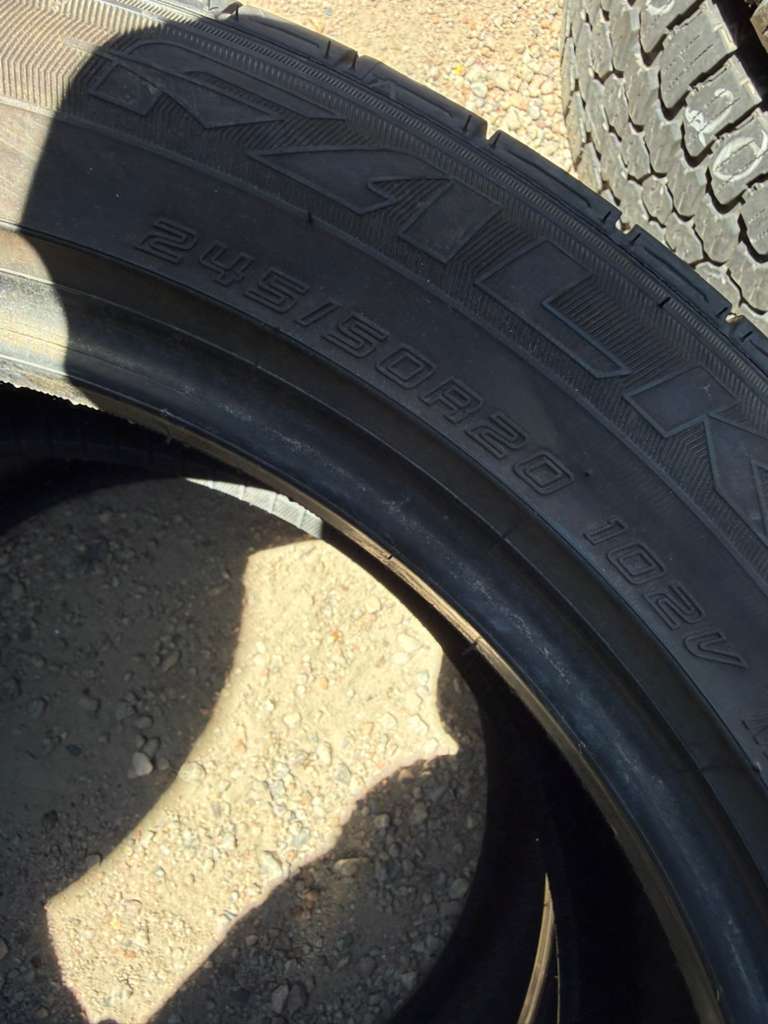 245/50R20 Pair (2 Used Tires) Falken ZIEX CT60 A/S