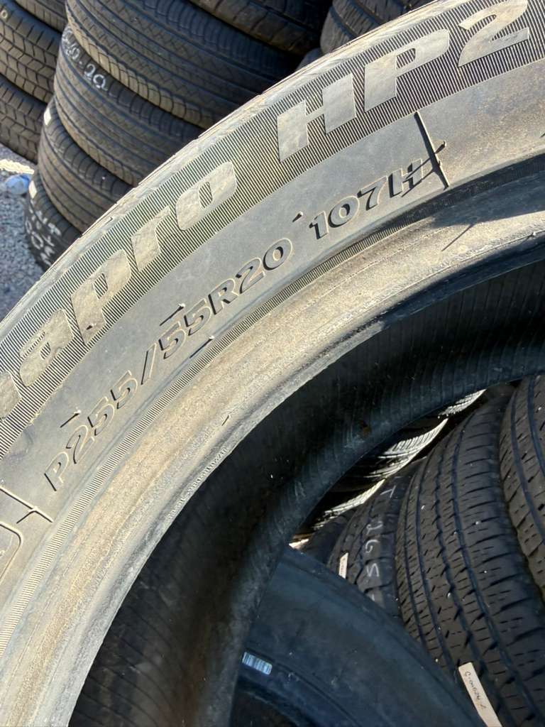 255/55R20 Set (4 Used Tires) Hankook Dynapro HP2