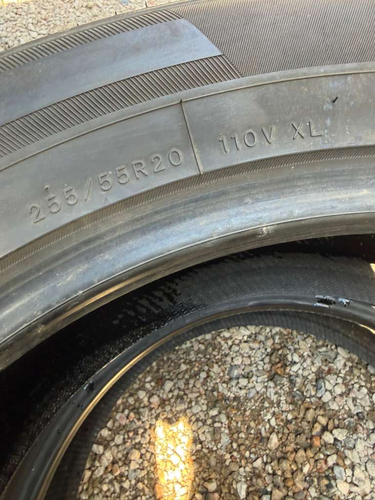 255/55R20 Pair (2 Used Tires) Blackhawk Agility SUV