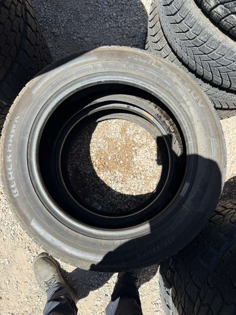 255/55R20 Pair (2 Used Tires) Blackhawk Agility SUV