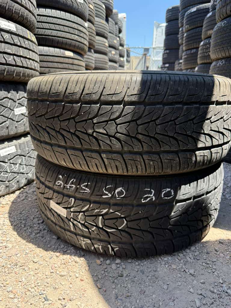 265/50R20 Pair (2 Used Tires) Nexen Roadian HP