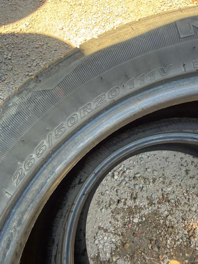 265/50R20 Pair (2 Used Tires) Nexen Roadian HP