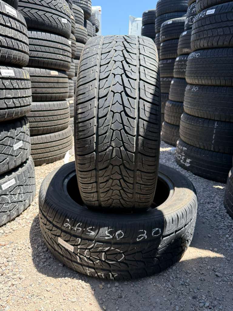 265/50R20 Pair (2 Used Tires) Nexen Roadian HP