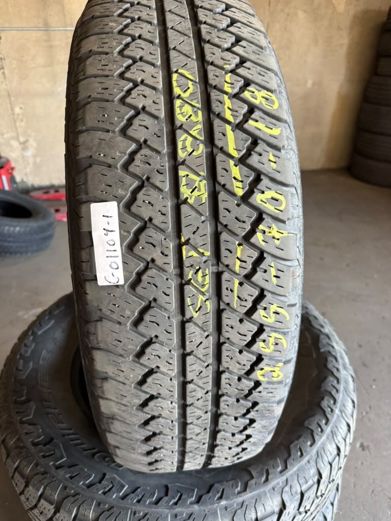 255/70R18 Set (4 Used Tires) Bridgestone Dueler AT