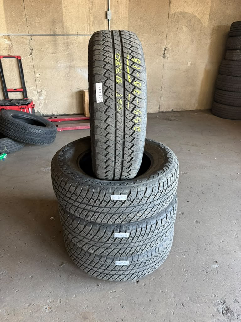 255/70R18 Set (4 Used Tires) Bridgestone Dueler AT