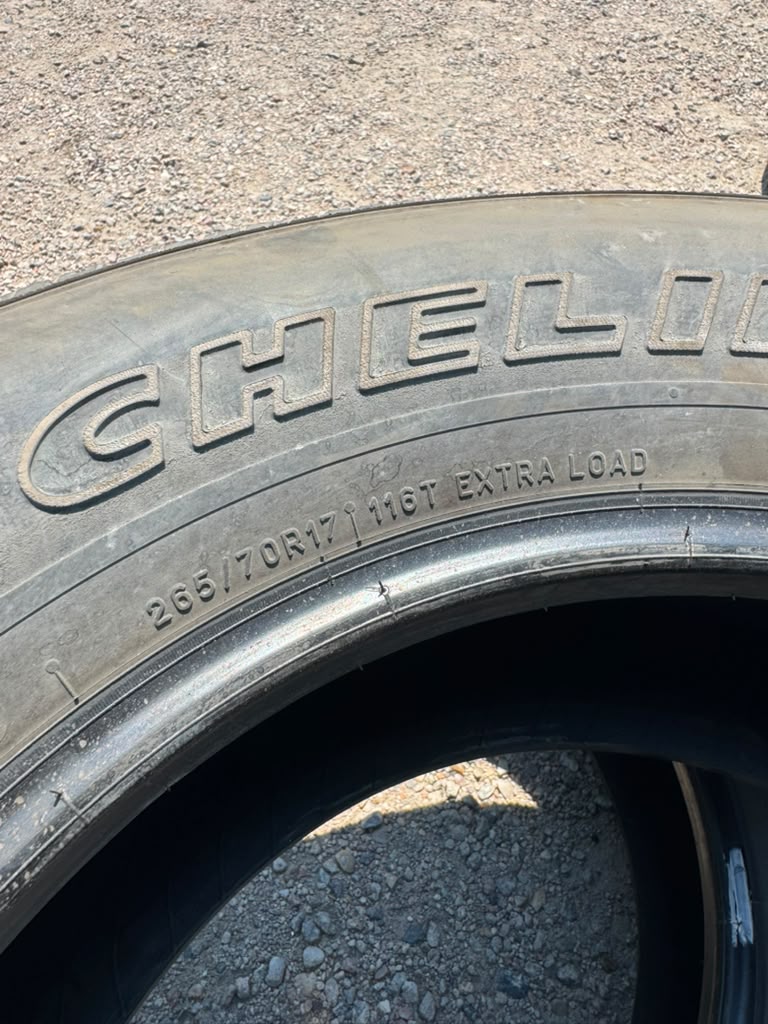 265/70R17 Pair (2 Used Tires) Michelin Defender LTX M/S2