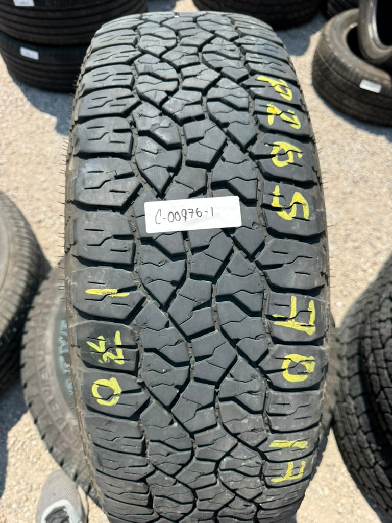 265/70R17 Pair (2 Used Tires) Goodyear Wrangler WorkHorse