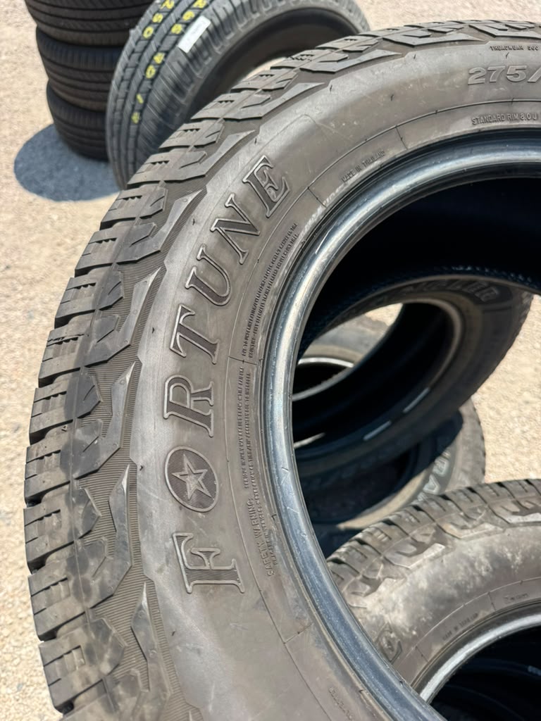 275/65R18 Set (4 Used Tires) Fortune Tormenta