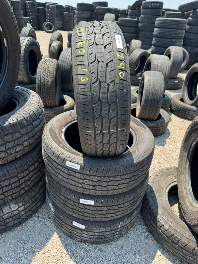 235/60R18 Set (4 Used Tires) Delinte DX-11 Bandit H/T