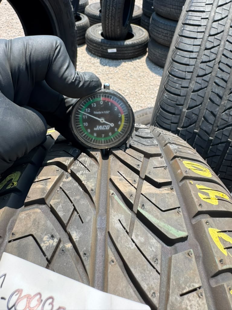 225/55R17 Pair (2 Used Tires) Yokohama Geolandar G95