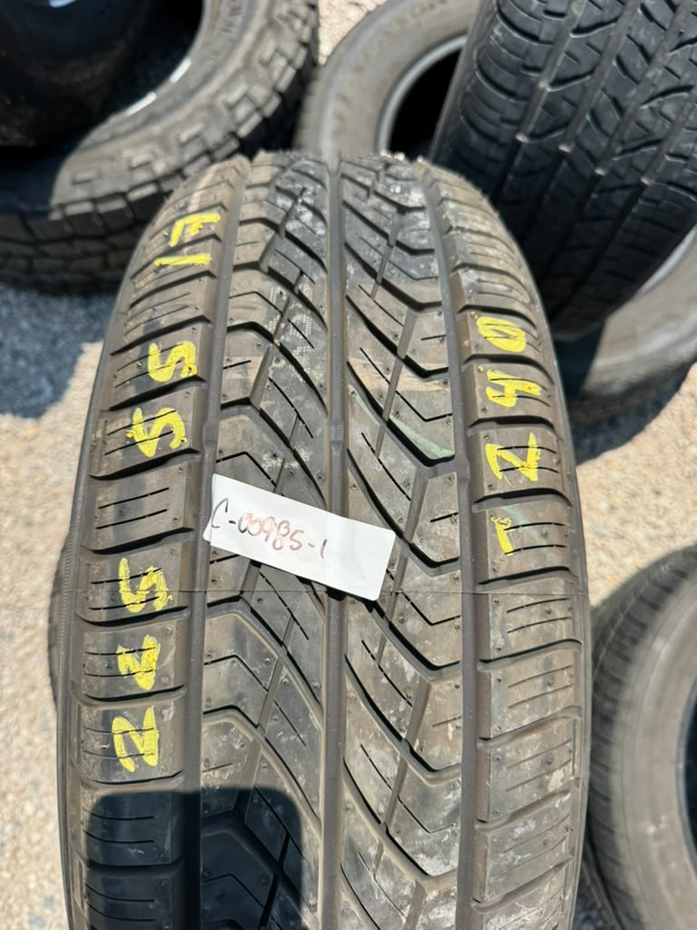 225/55R17 Pair (2 Used Tires) Yokohama Geolandar G95
