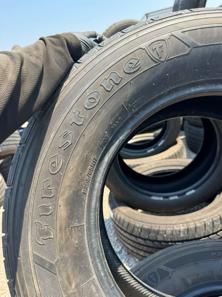 265/65R17 Pair (2 Used Tires) Firestone Destination LE2