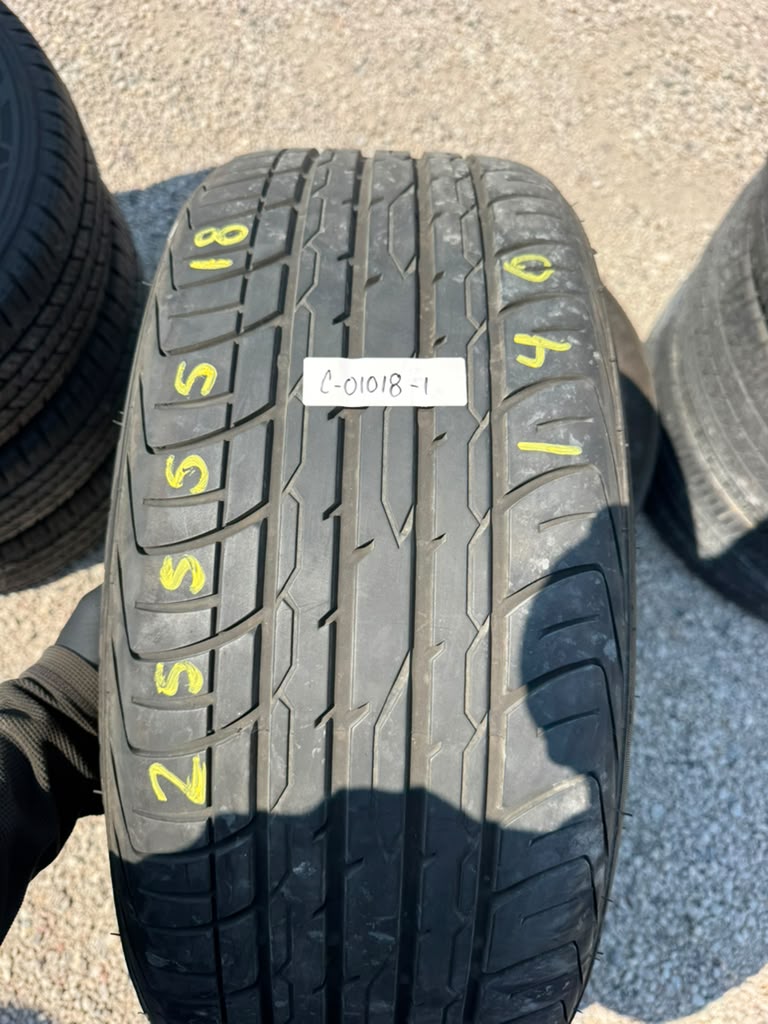 255/55R18 Pair (2 Used Tires) Argus Zenna