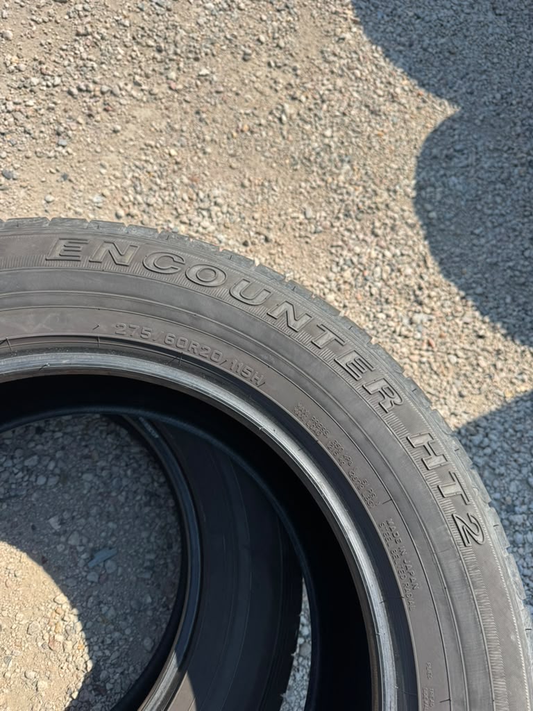 275/60R20 Pair (2 Used Tires) Sumitomo Encounter HT2