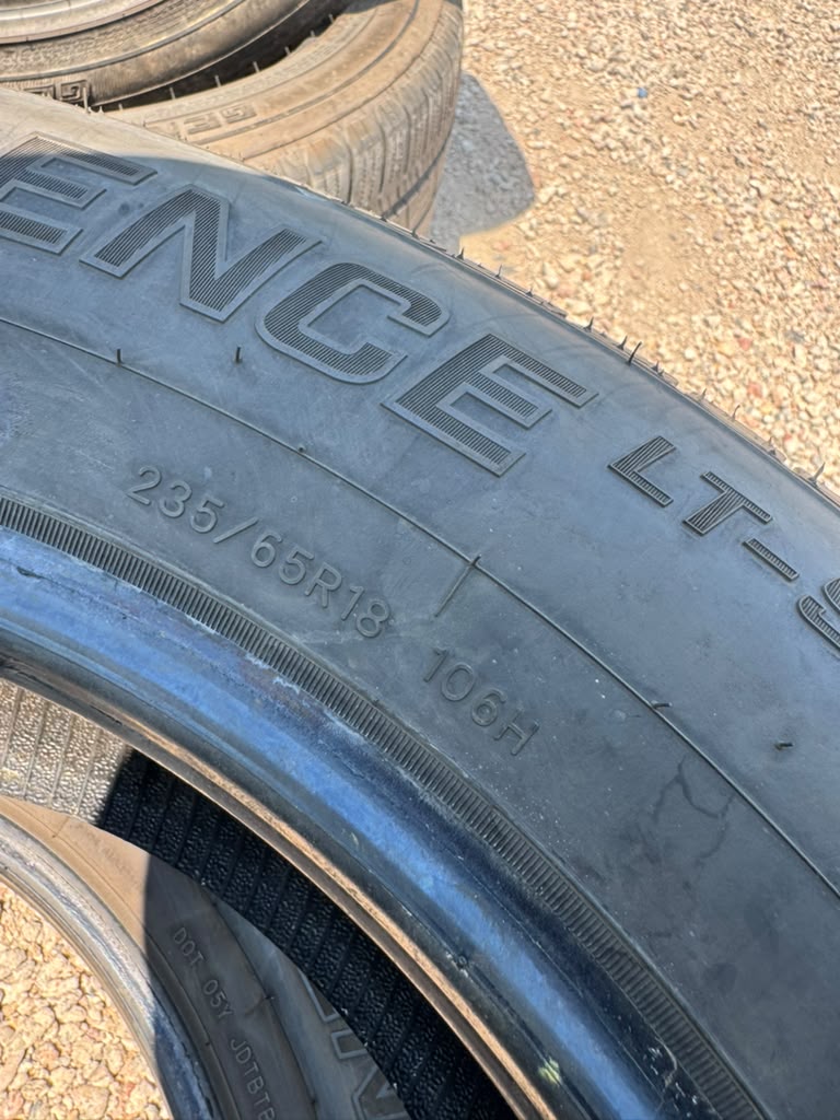 235/65R18 Pair (2 Used Tires) Caldera Confidence