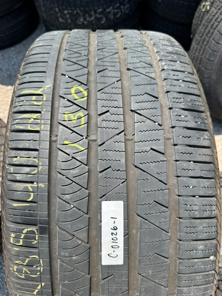 285/40R22 Pair (2 Used Tires) Continental Cross Contact
