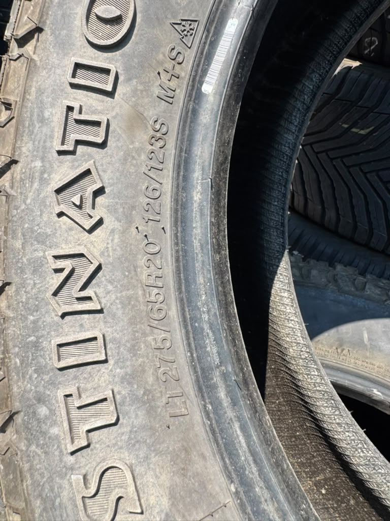 LT275/65R20 Pair (2 Used Tires) Firestone Destination