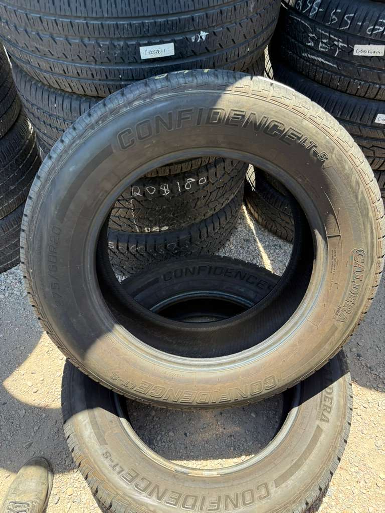 275/60R20 Pair (2 Used Tires) Caldera Confidence LT-S
