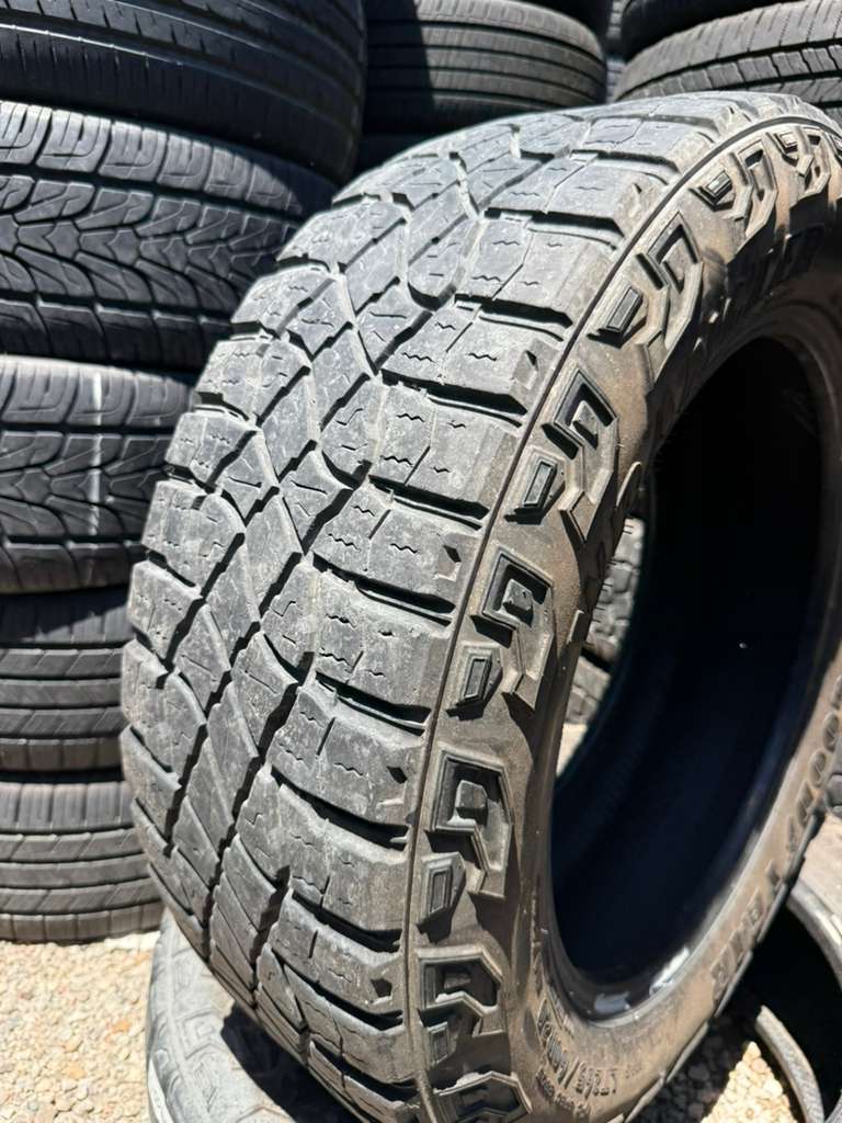 LT265/60R20 Pair (2 Used Tires) Goodyear Wrangler Territory MT