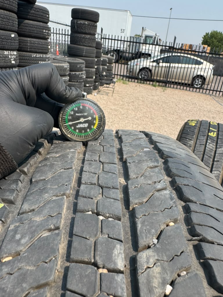 255/65R17 Set (4 Used Tires) Goodyear Wrangler Fortitude