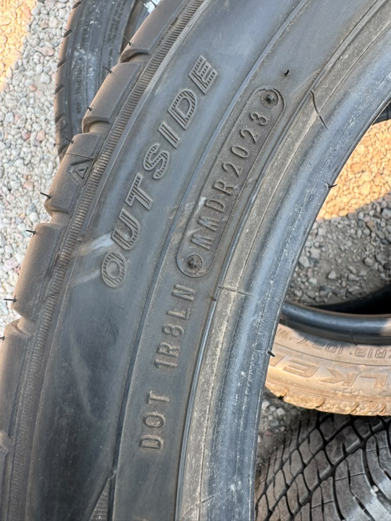 245/45R19 Pair (2 Used Tires) Falken Pro G5 Sport