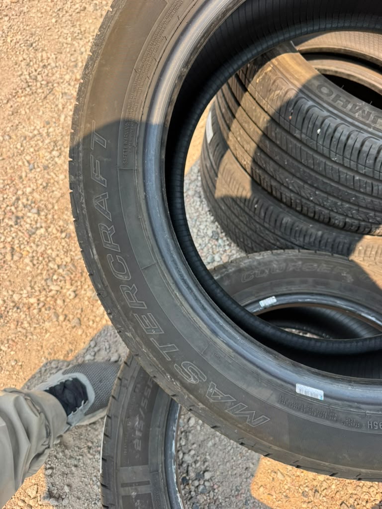 215/55R18 Pair (2 Used Tires) Mastercraft Courser Quest Plus