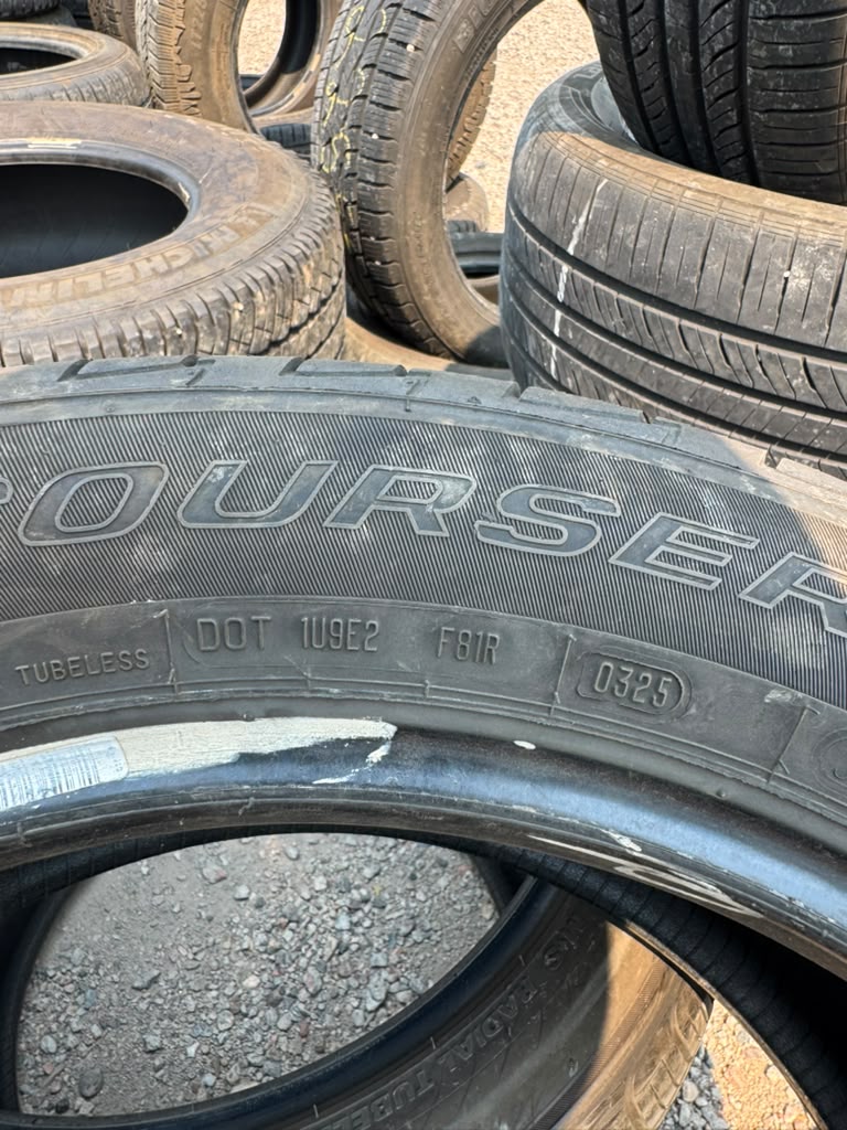 215/55R18 Pair (2 Used Tires) Mastercraft Courser Quest Plus