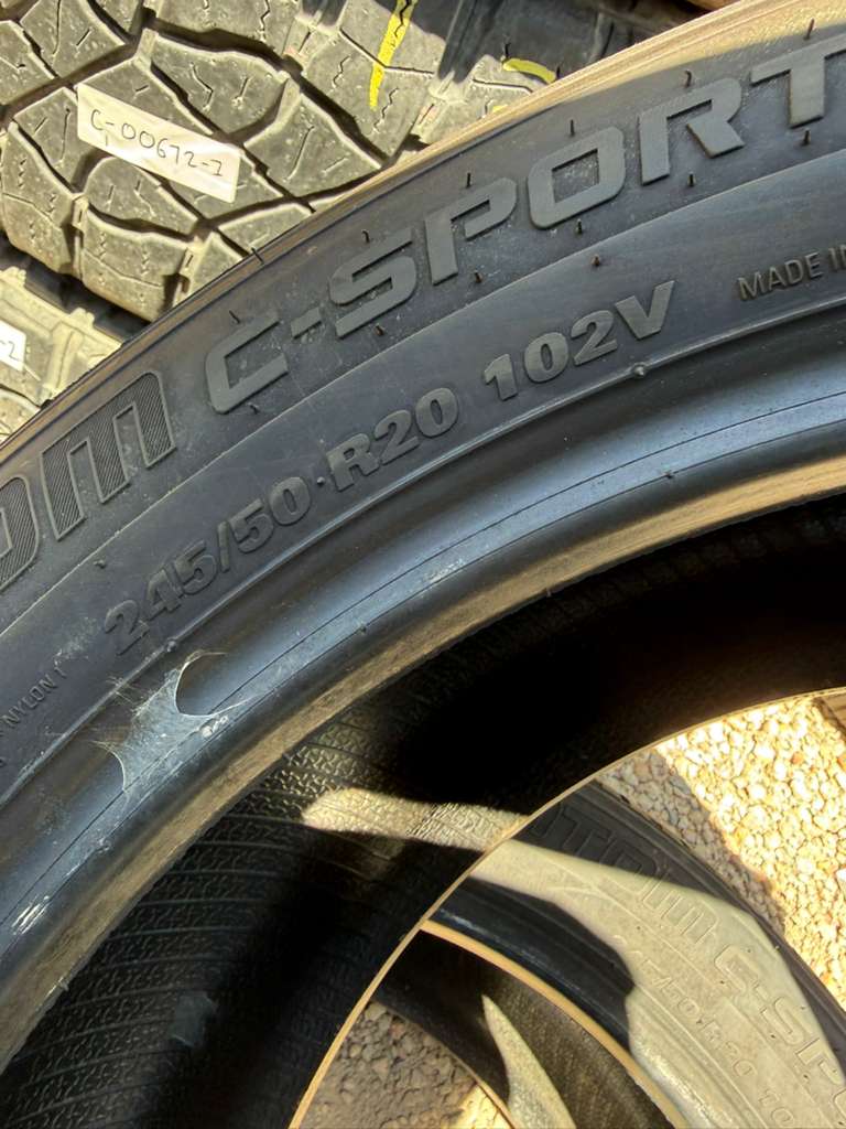 245/50R20 Pair (2 Used Tires) Phantom C-Sport