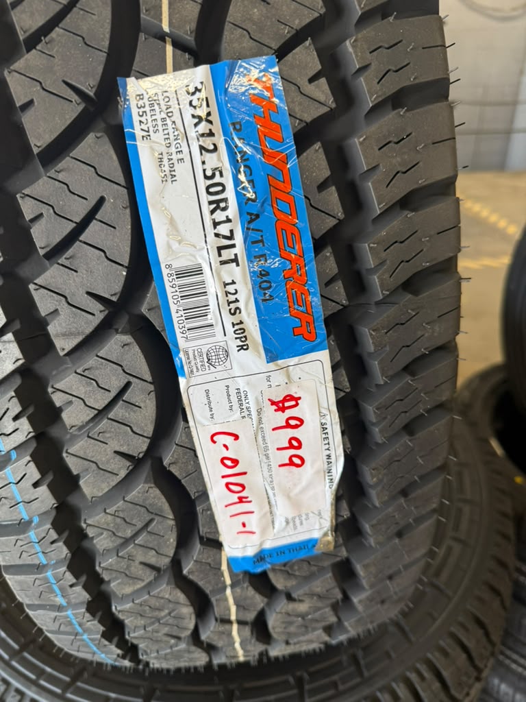 LT35X12.50R17 Set (4 Brand New Tires!!) Thunderer Ranger AT