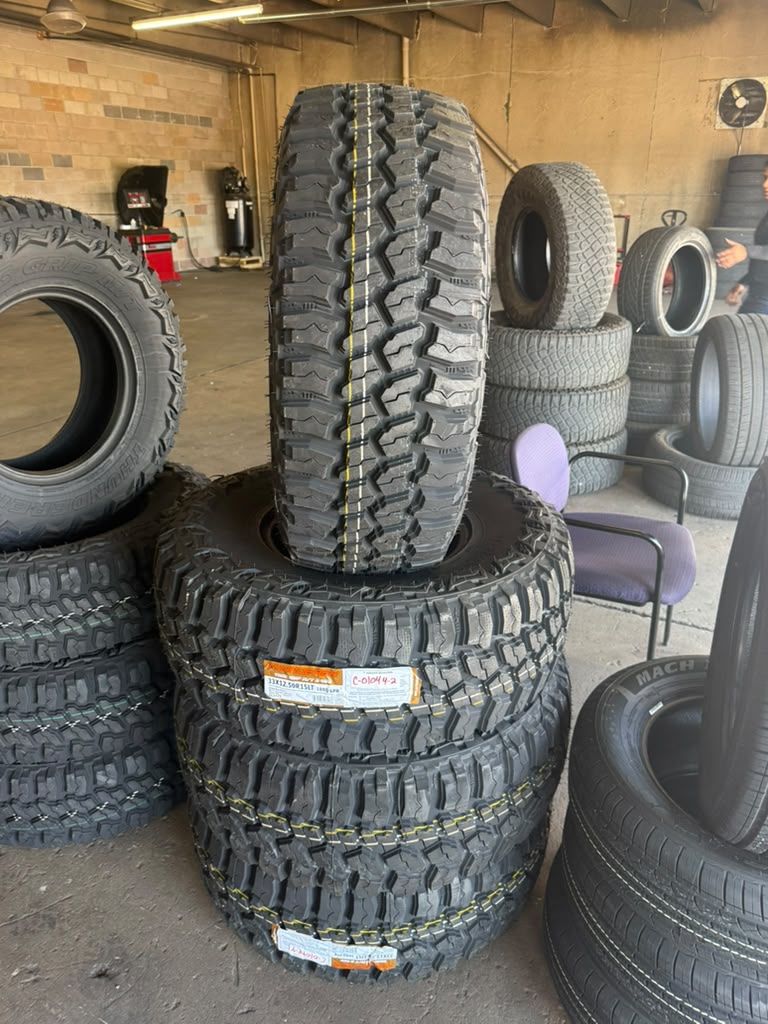 LT33X12.50R15 Set (4 Brand New Tires!!) Thunderer Trac Grip MT