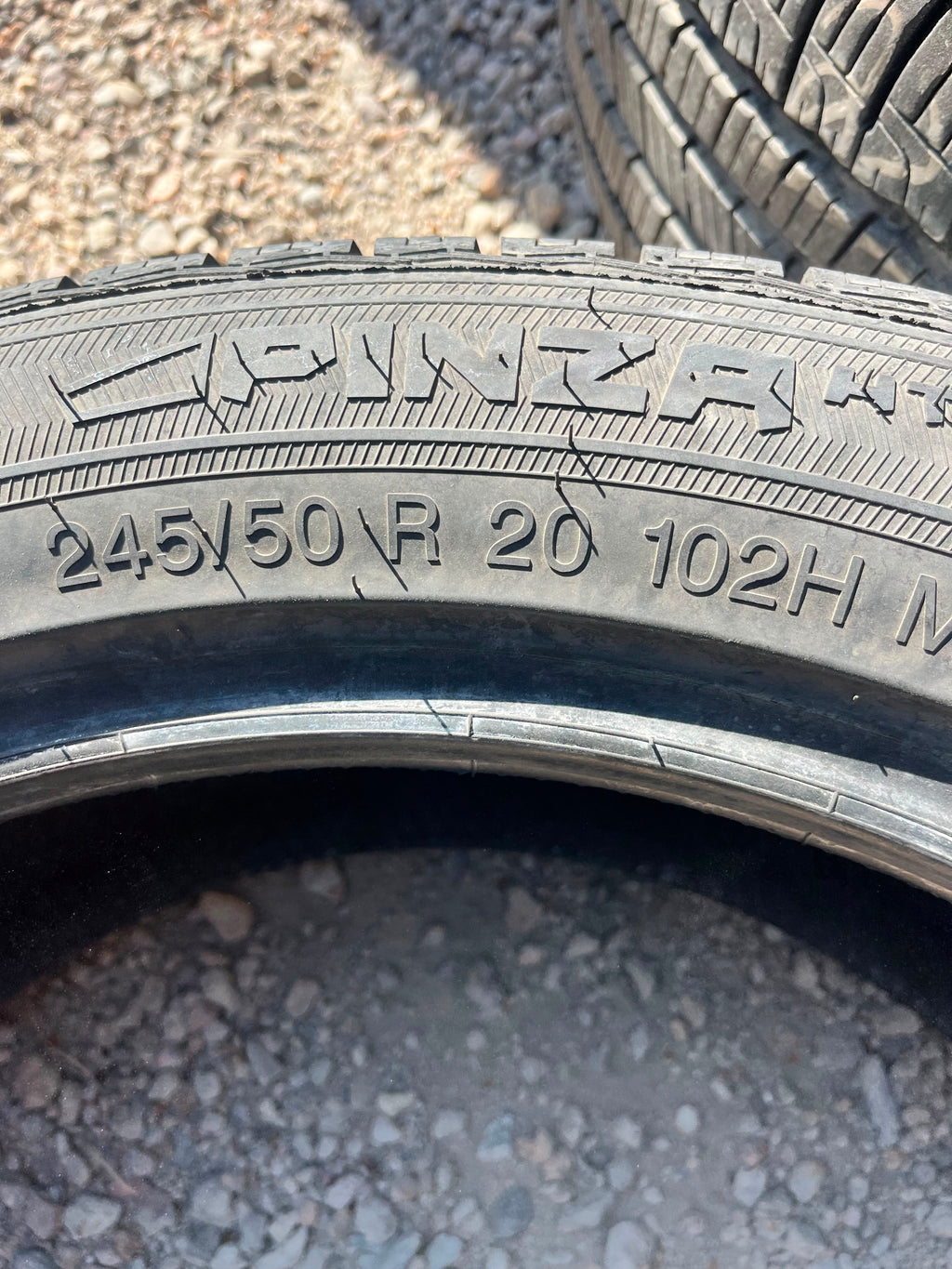 245/50R20 Pair (2 Used Tires) Vredestein Pinzaht