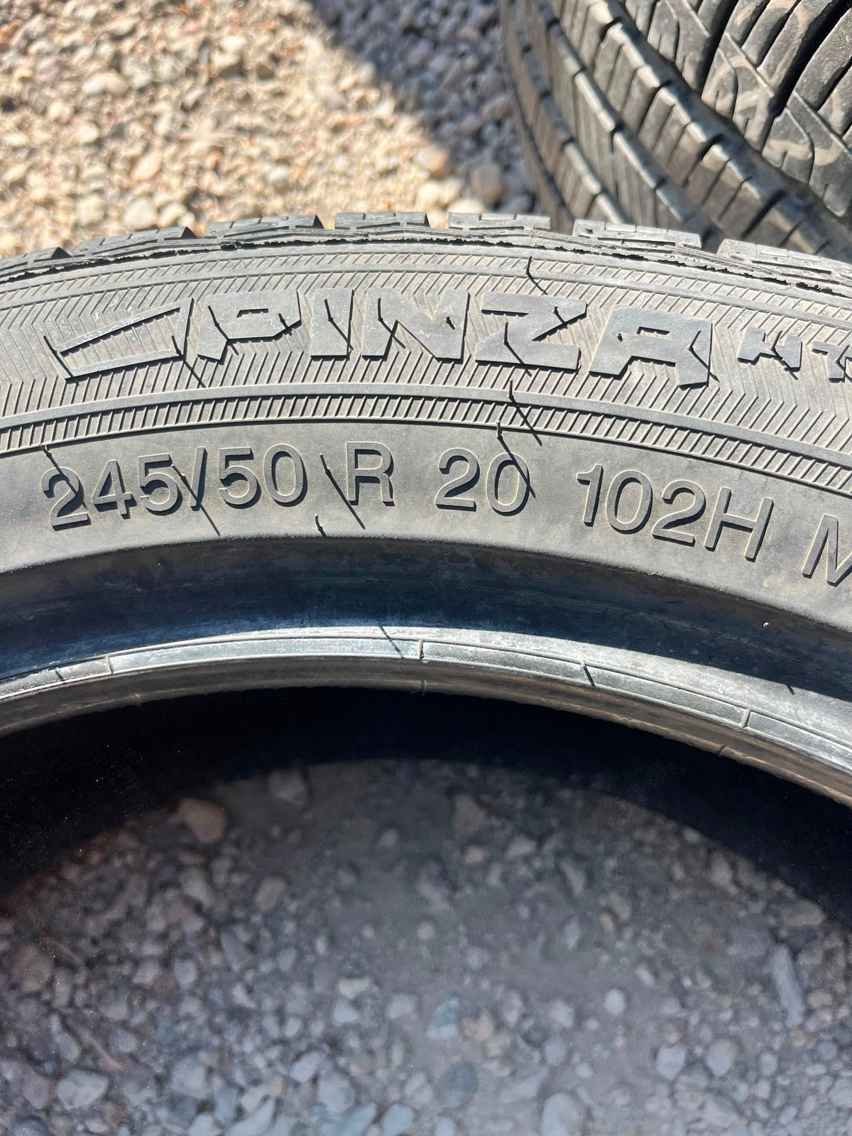 245/50R20 Pair (2 Used Tires) Vredestein Pinzaht