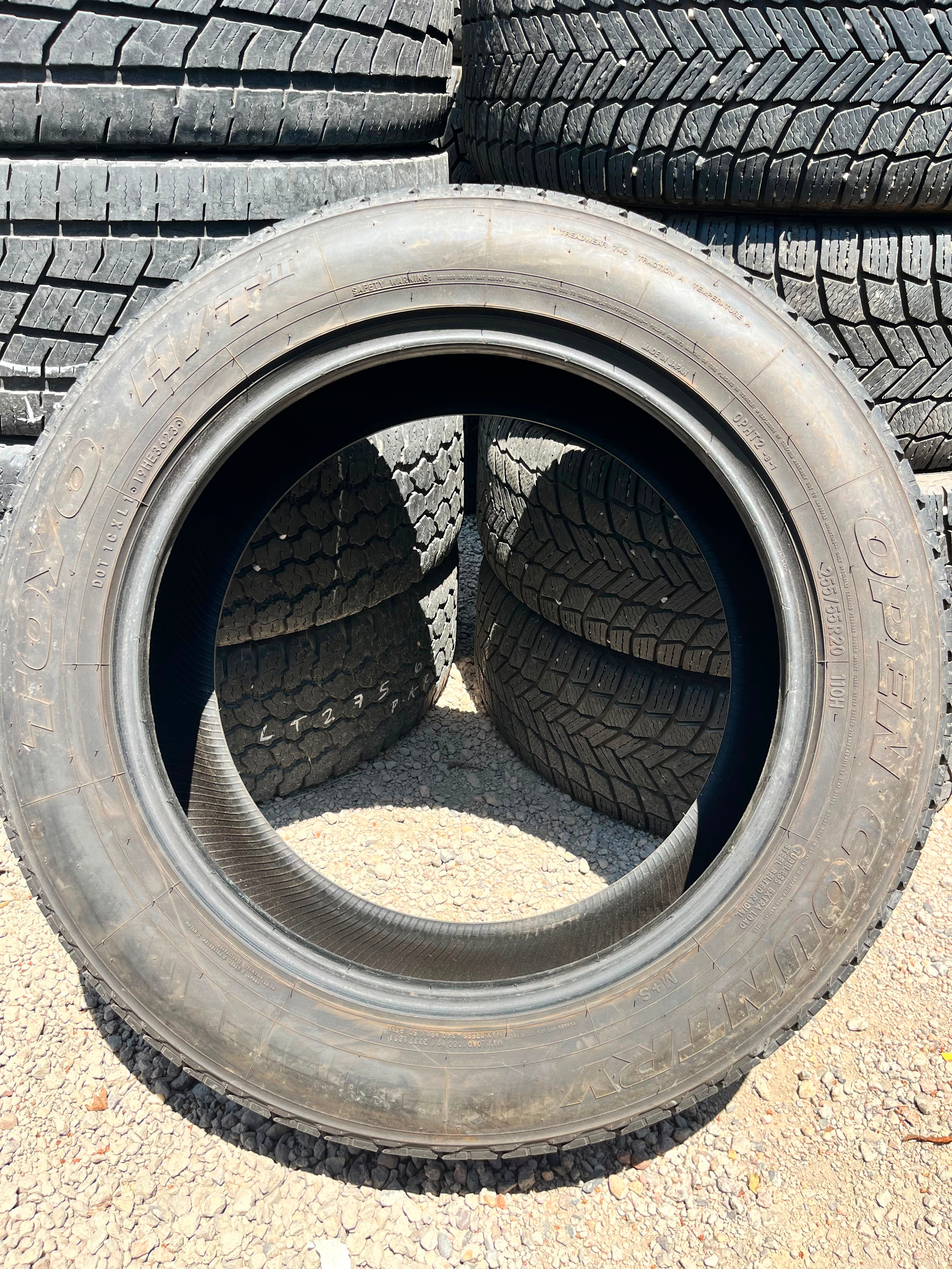 255/55R20 Pair (2 Used Tires) Toyo Open Country