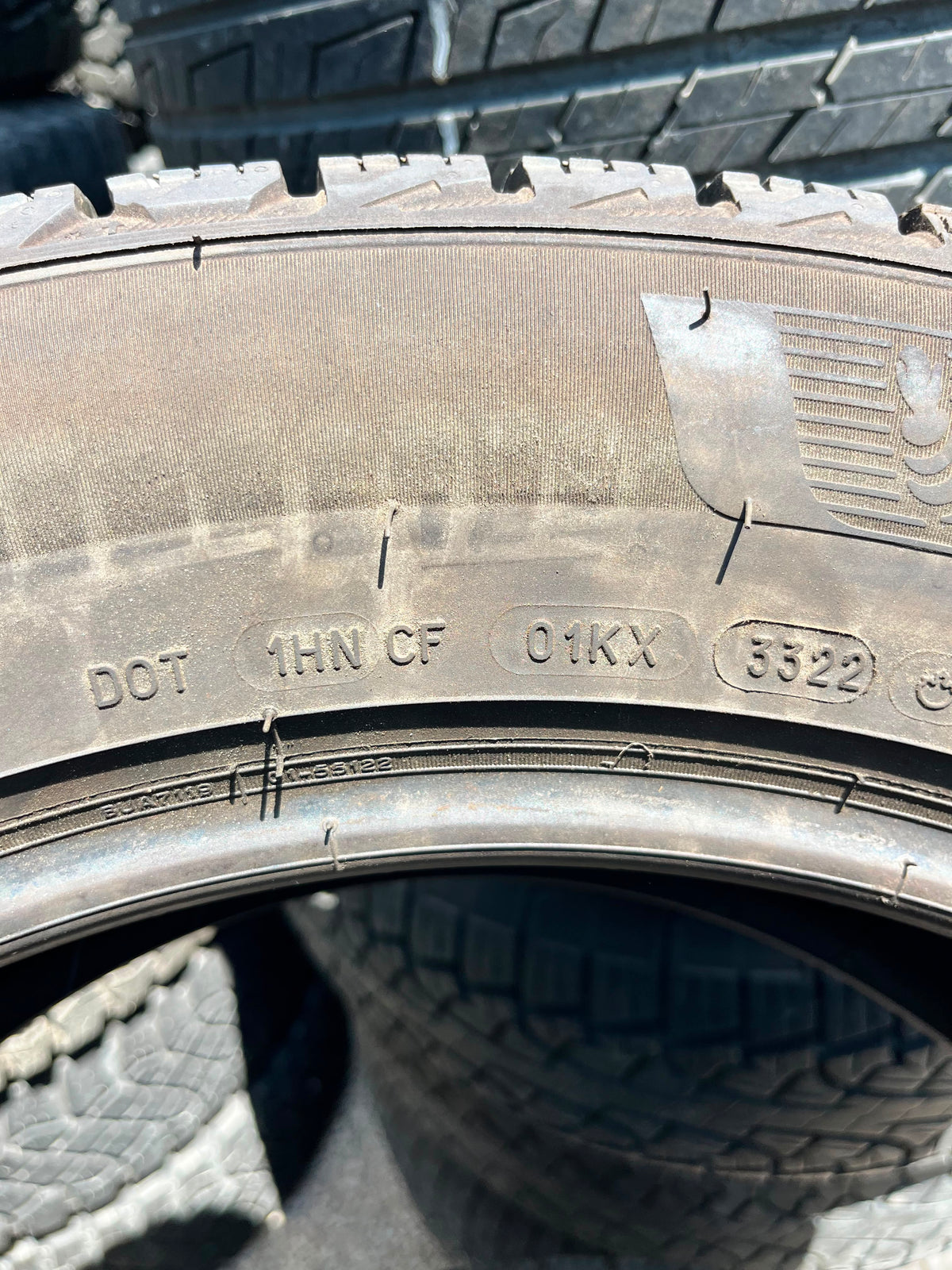 255/55R20 Set (4 Used Tires) Michelin X-ice