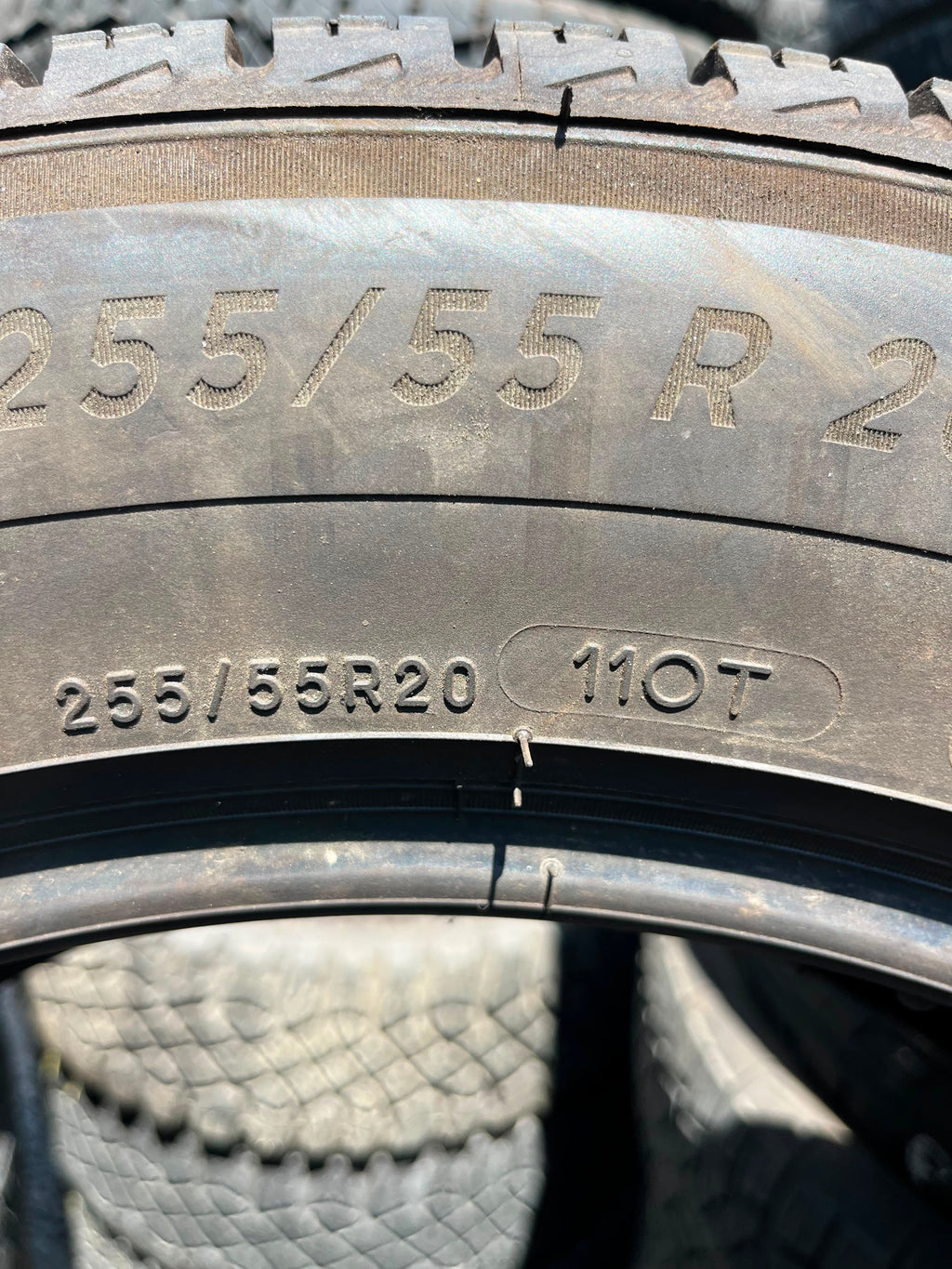 255/55R20 Set (4 Used Tires) Michelin X-ice