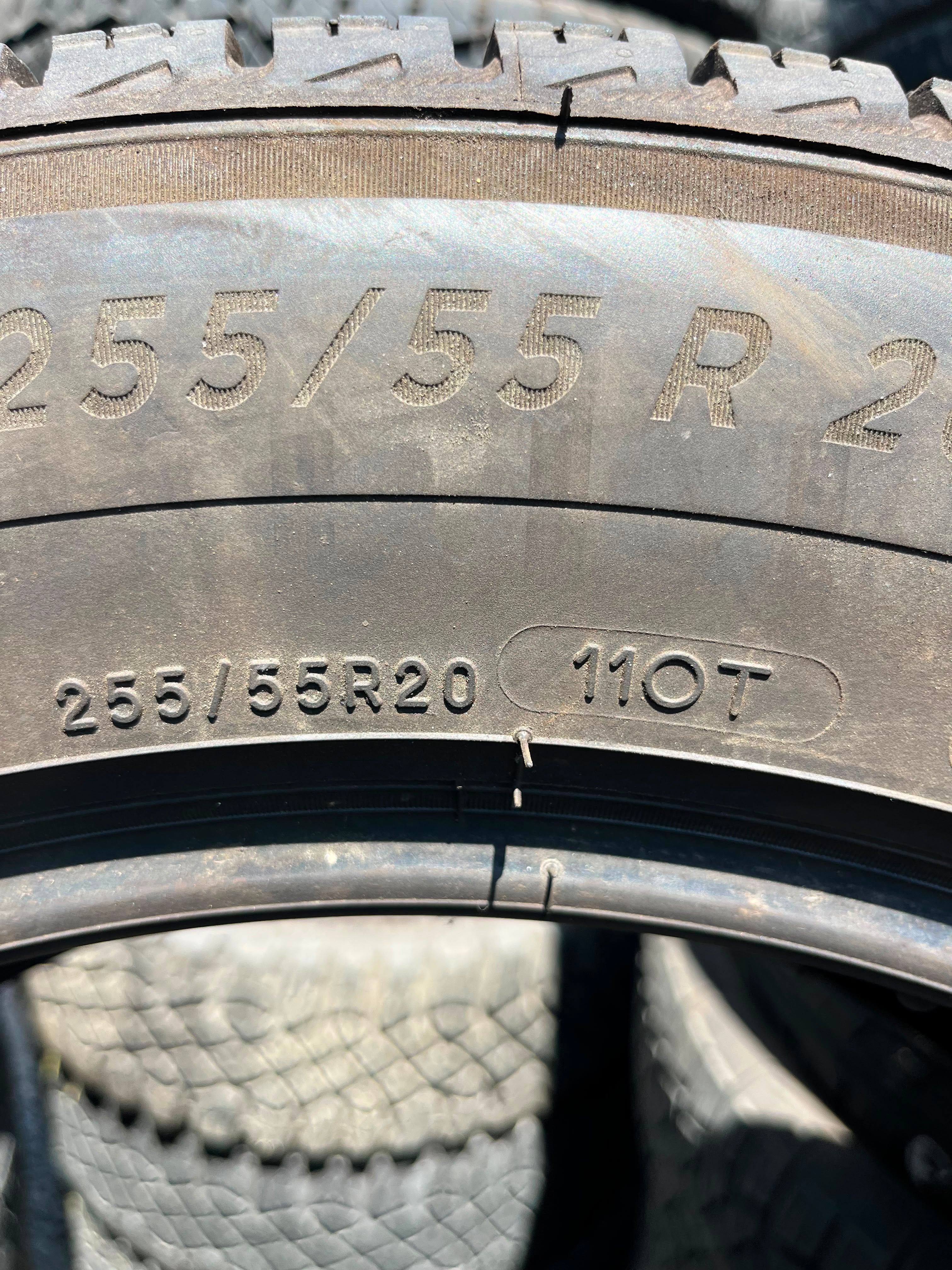 255/55R20 Set (4 Used Tires) Michelin X-ice