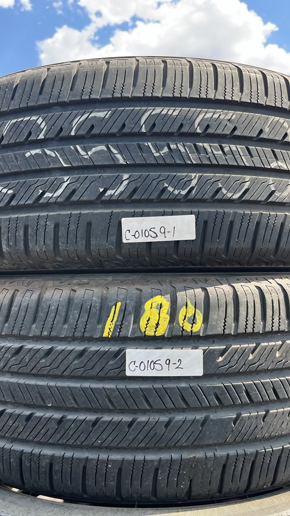 235/55R20 Pair (2 Used Tires) Yokohama Yo-Ctx