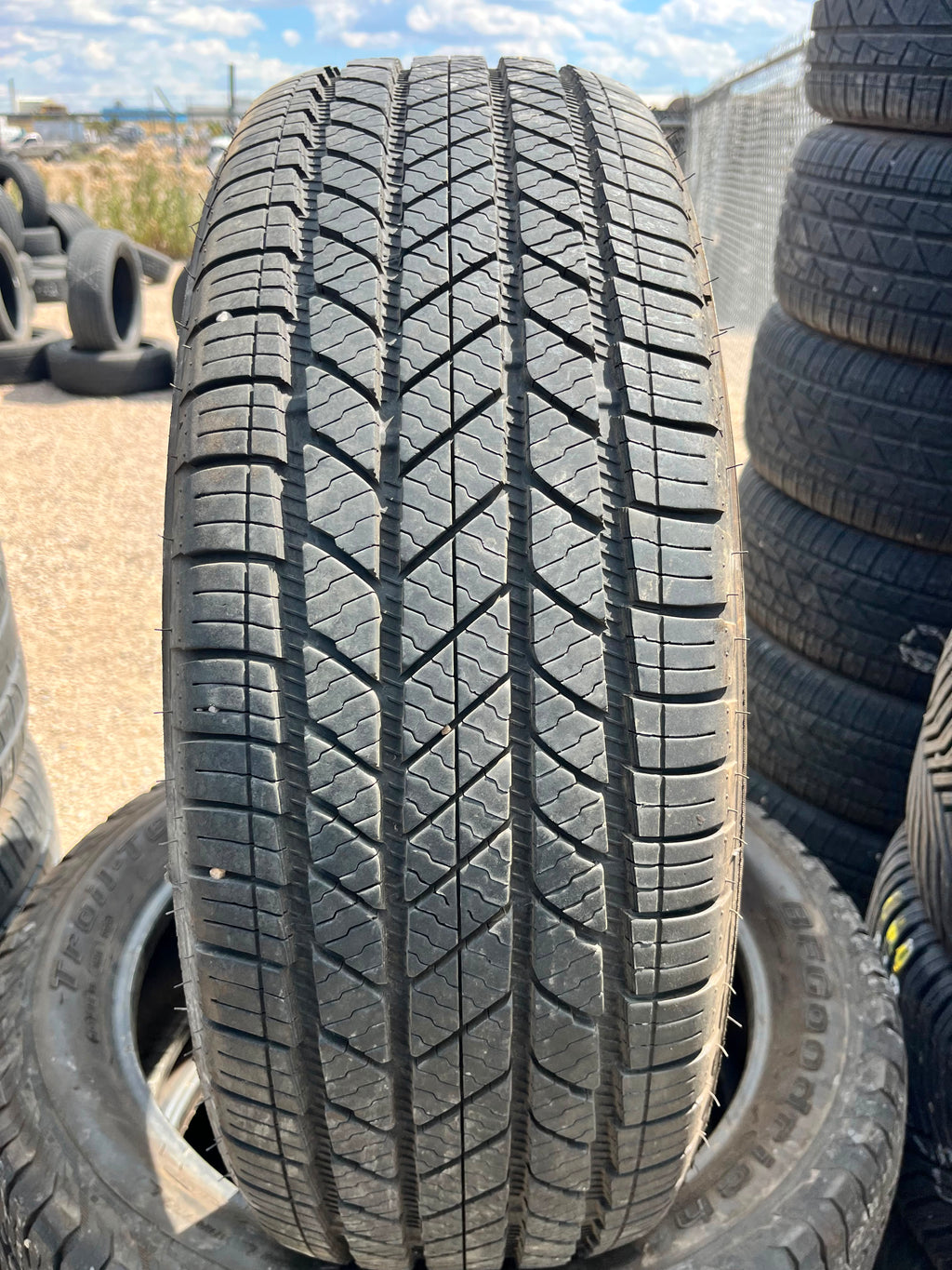 235/55R20 Pair (2 Used Tires) Bridgestone Alenza as Ultra (Snow Tires)