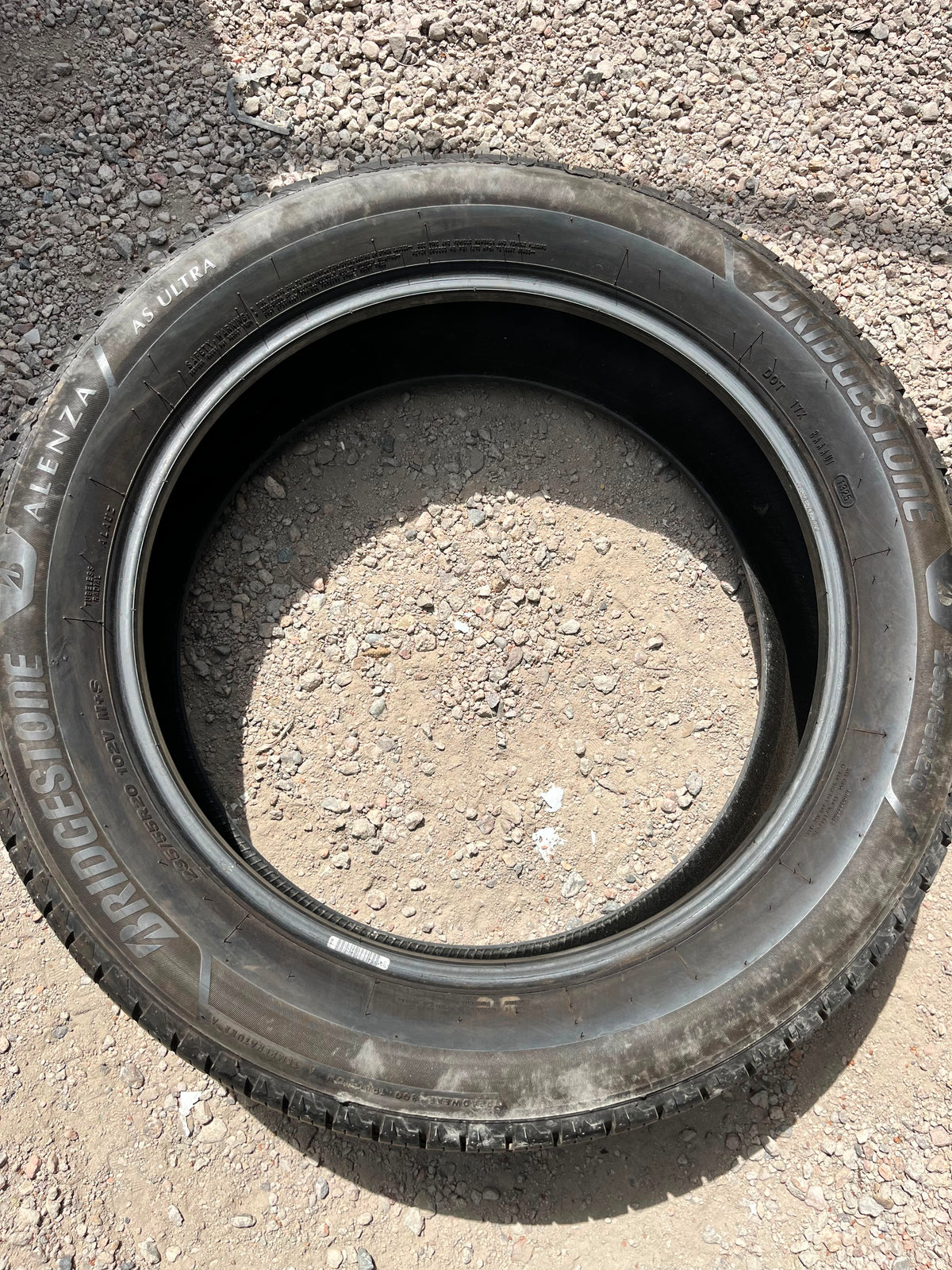 235/55R20 Pair (2 Used Tires) Bridgestone Alenza as Ultra (Snow Tires)