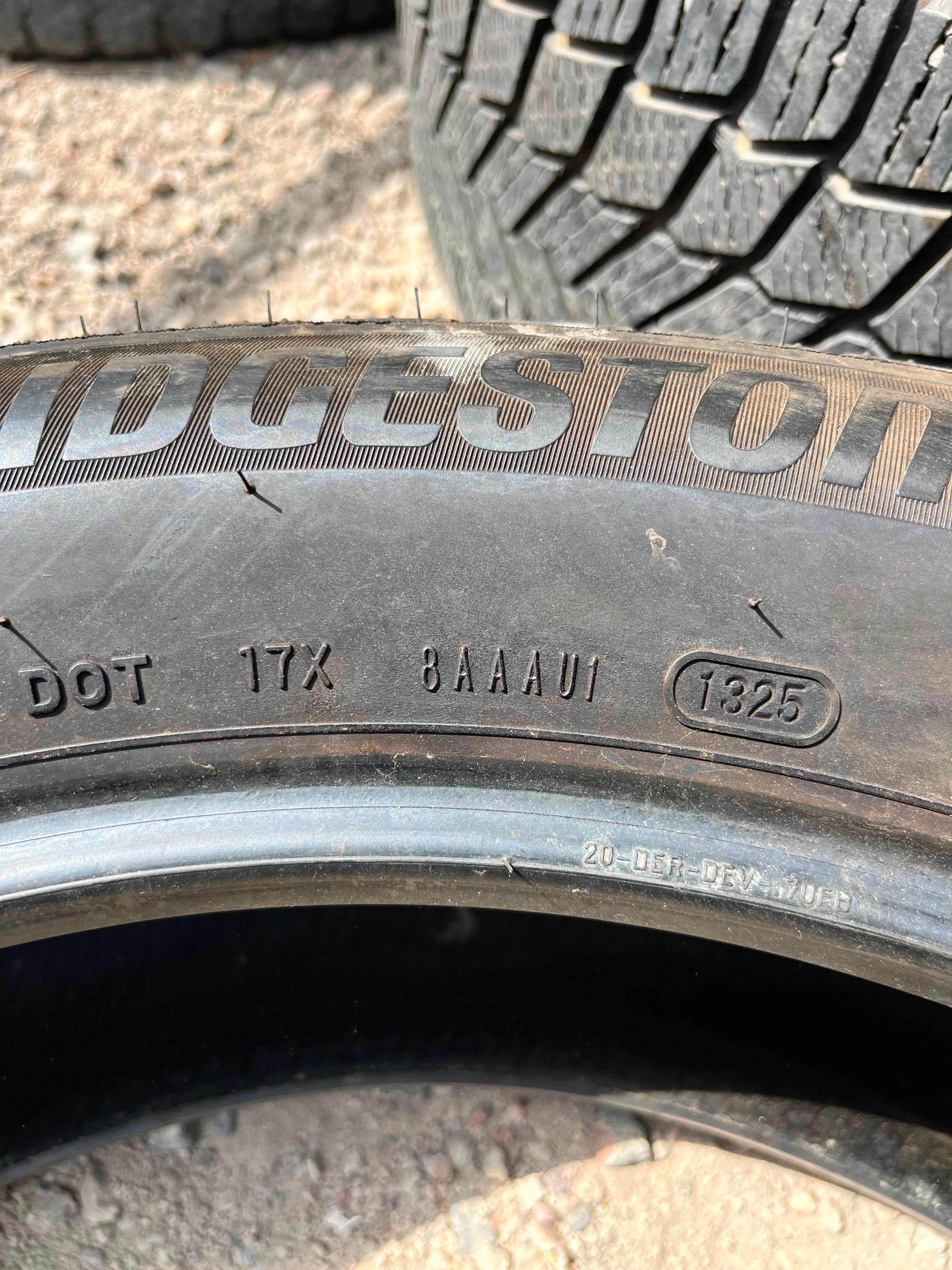 235/55R20 Pair (2 Used Tires) Bridgestone Alenza as Ultra (Snow Tires)