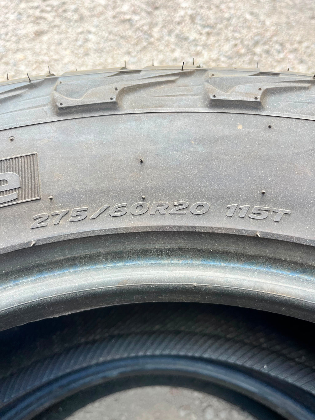 275/60R20 Pair (2 Used Tires) Hankook Dynapro