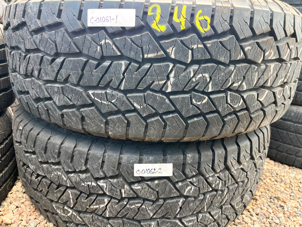275/60R20 Pair (2 Used Tires) Hankook Dynapro