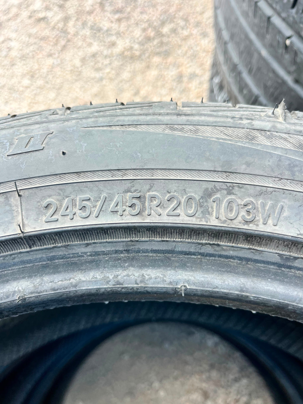 245/45R20 Pair (2 Used Tires) Toyo Extensa HP2