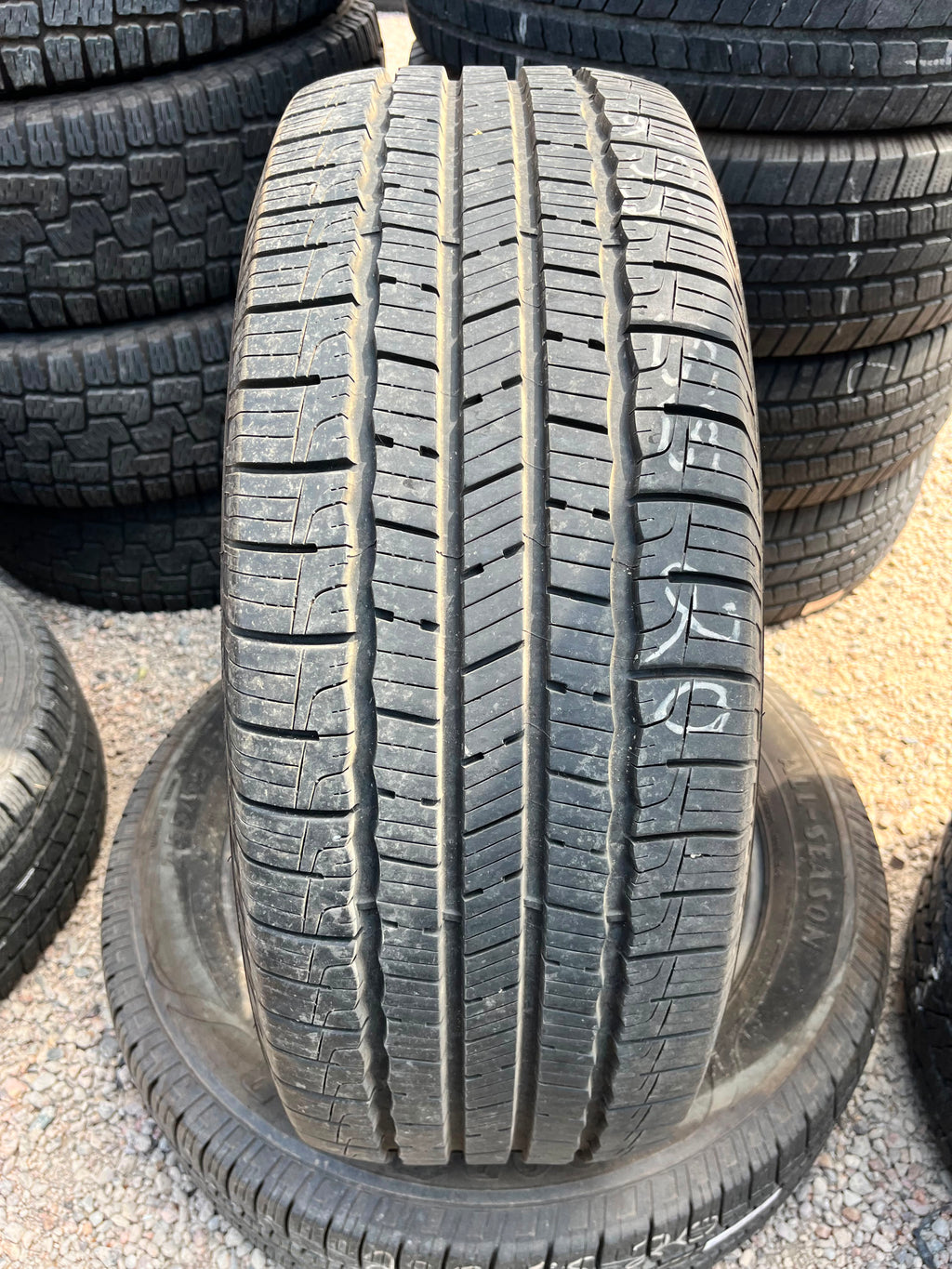 255/55R20 Pair (2 Used Tires) Goodyear Reliant