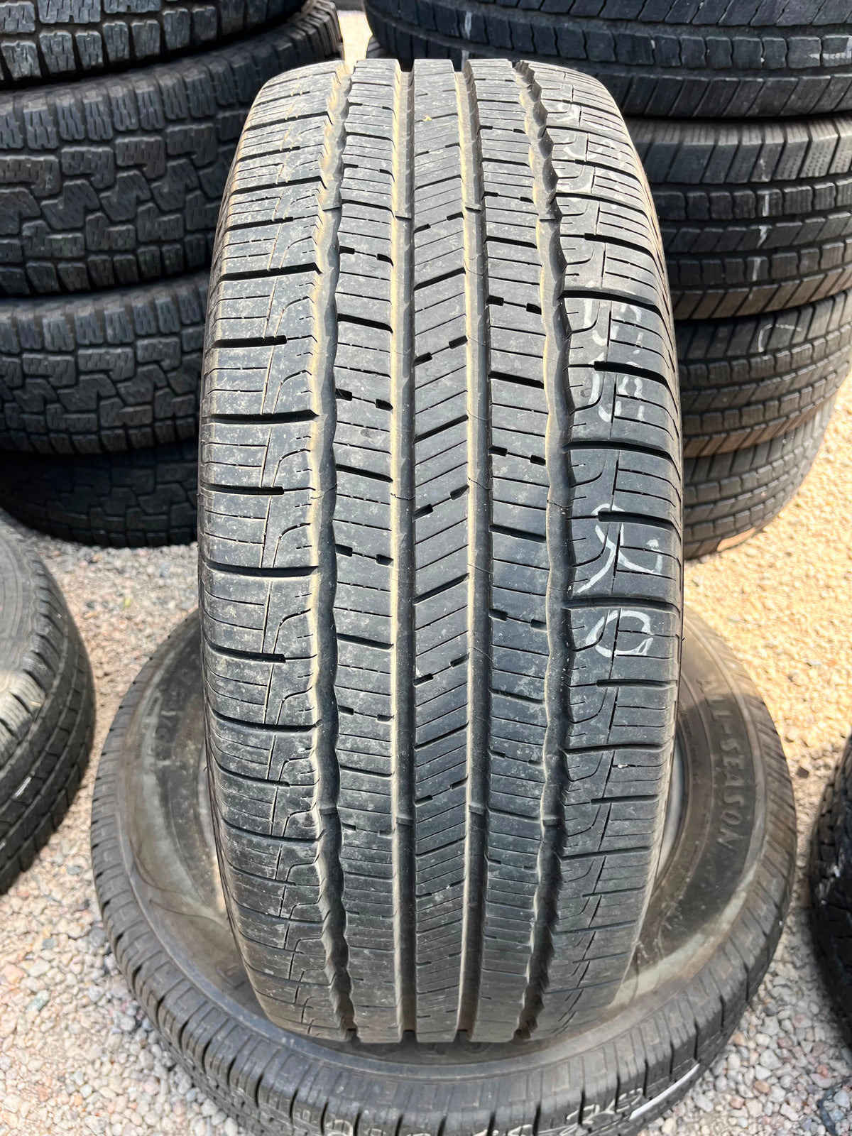 255/55R20 Pair (2 Used Tires) Goodyear Reliant